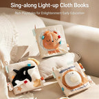 Sensory Cloth Book - 3D Touch-and-Feel Interactive Elements