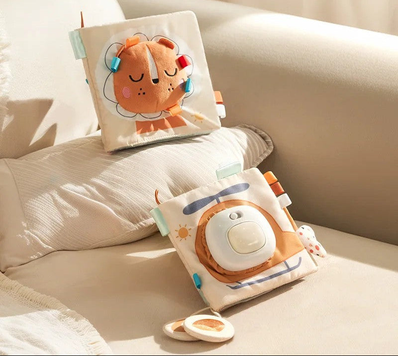Sensory Cloth Book - 3D Touch-and-Feel Interactive Elements