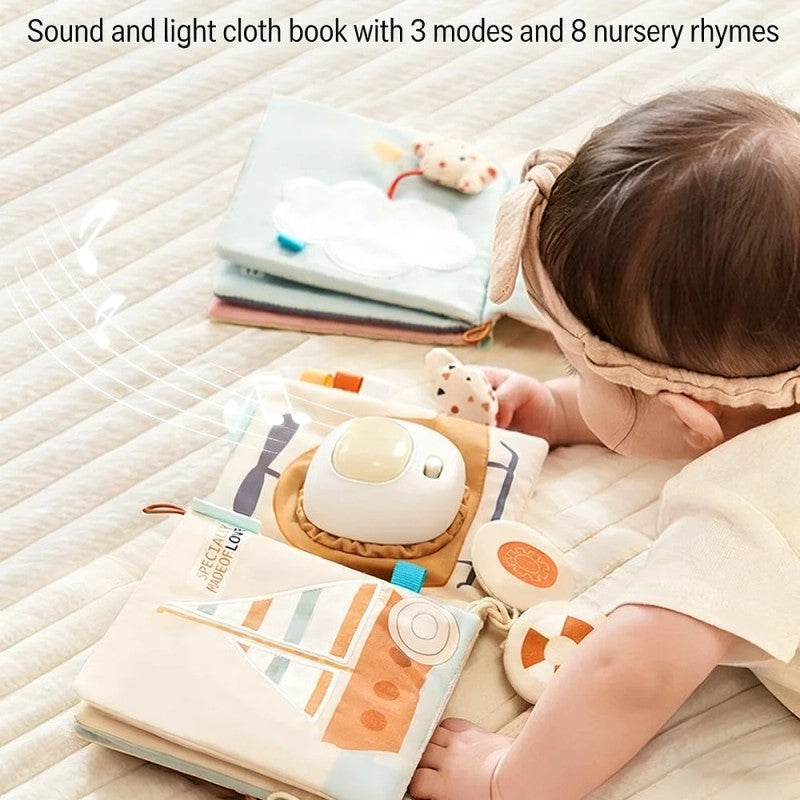 Sensory Cloth Book - 3D Touch-and-Feel Interactive Elements