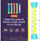 Sensory Tubes - Liquid Bubbler Toy Set