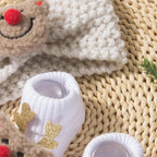 Set Baby Headband and Socks - Christmas Cartoon