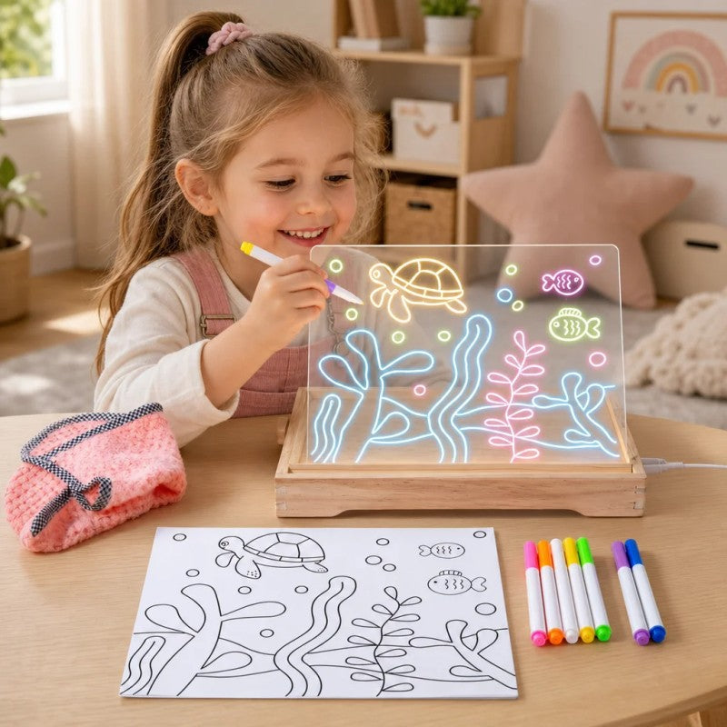 Set: LED Light-Up Drawing Board - Base Panel