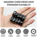 Set Magnetic Strategy Game - Rope Boundary with Round Pieces
