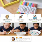 Set of 12 Floating Ink Markers - Water Drawing Set