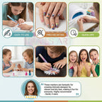 Set of Nail Art Marker Pens - Fine Tip