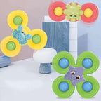 Set of Sensory Spinner Toys with Suction Cups - 3-Piece Set