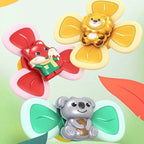 Set of Sensory Spinner Toys with Suction Cups - 3-Piece Set
