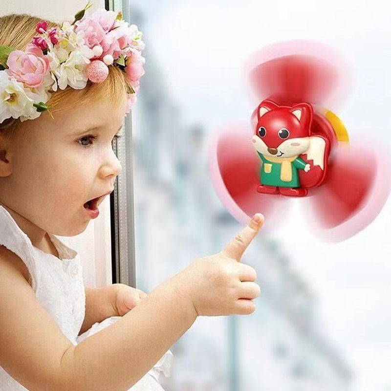 Set of Sensory Spinner Toys with Suction Cups - 3-Piece Set