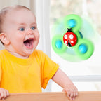 Set of Sensory Spinner Toys with Suction Cups - 3-Piece Set