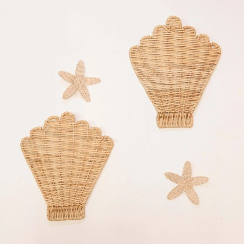 Set of Wall-Mounted Decorative Shapes - Sea Theme