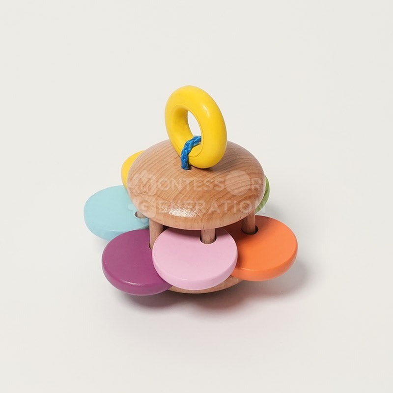 Set of Wooden Rattles - Montessori Baby Toy Kit