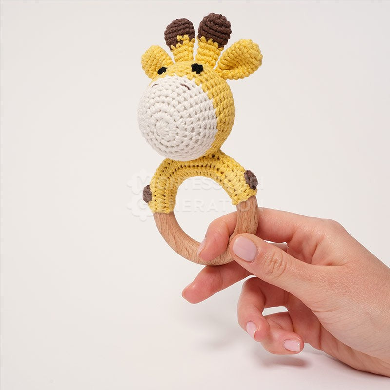 Set of Wooden Rattles - Montessori Baby Toy Kit