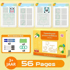 Set - Reusable Children's Writing Practice Workbook with Erasable Markers