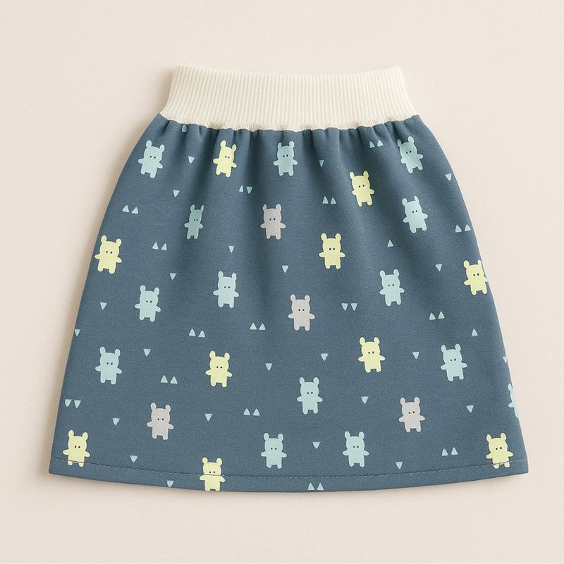 Skirt for Girls - Elastic Waistband with Printed Patterns