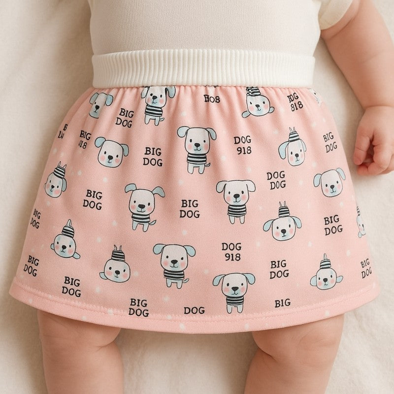 Skirt for Girls - Elastic Waistband with Printed Patterns