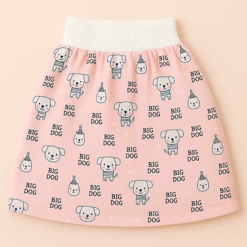 Skirt for Girls - Elastic Waistband with Printed Patterns