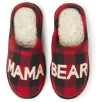 Slippers - Backless Mule with Checkered Upper