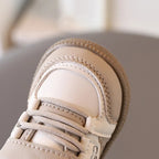 Sneakers - Velcro Strap Closure with Decorative Detail