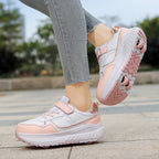 Sneakers with Built-In Wheels - -Up and Velcro Strap