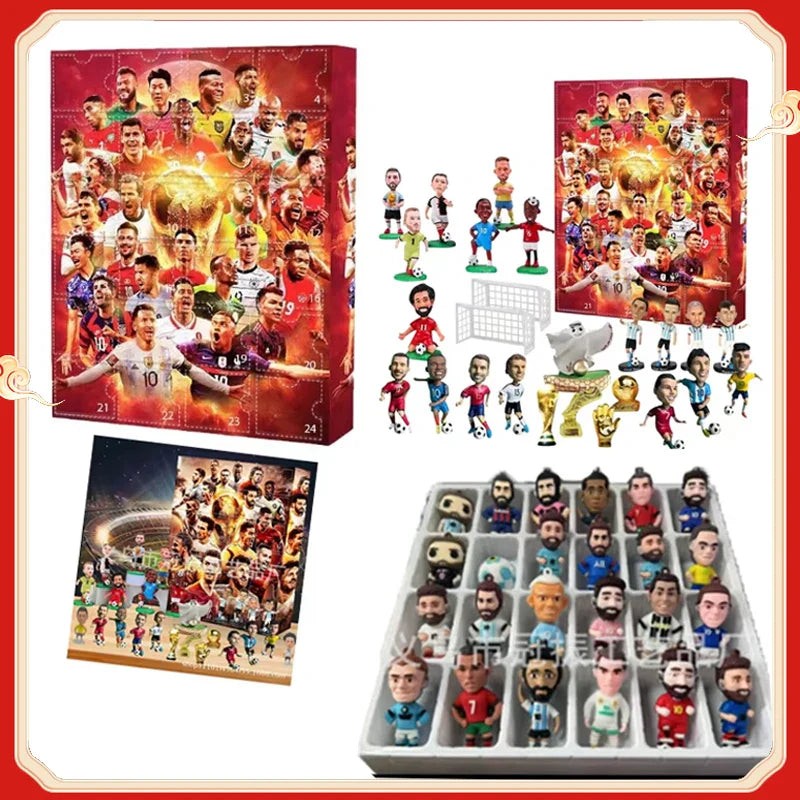 Soccer Themed Advent Calendar - 24 Day Christmas Countdown