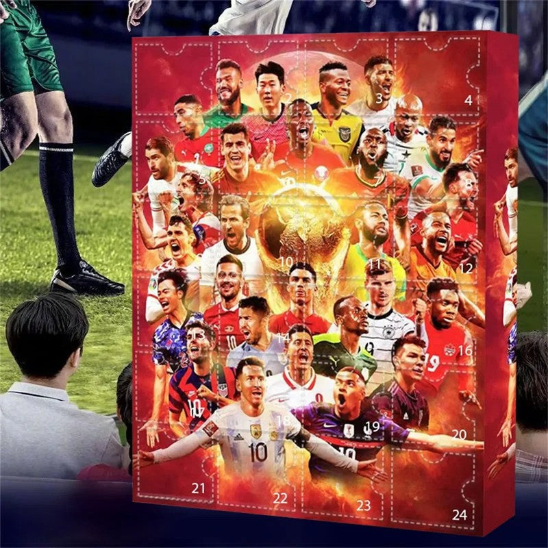Soccer Themed Advent Calendar - 24 Day Christmas Countdown