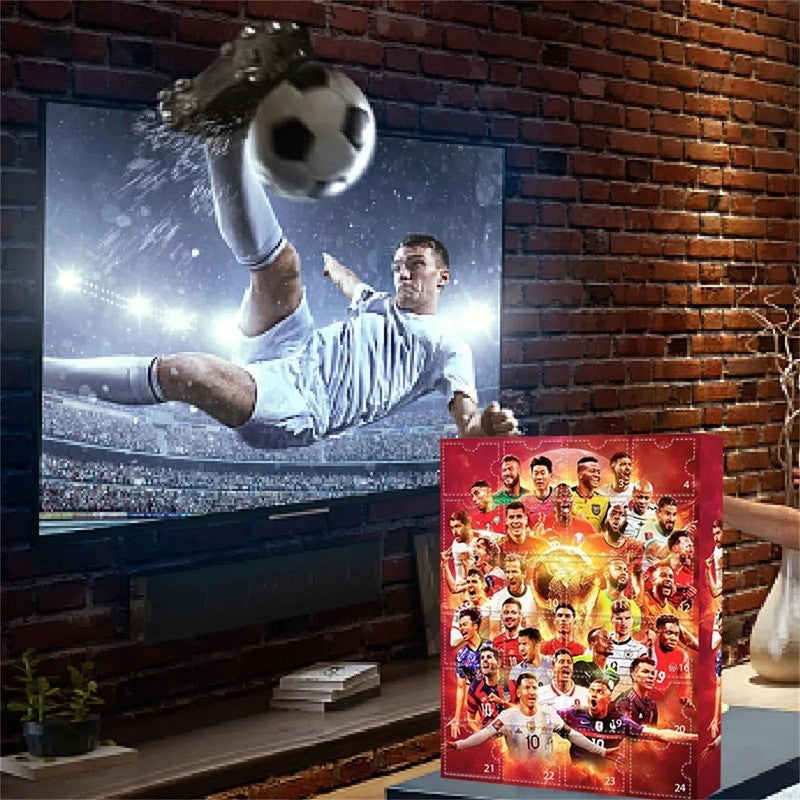Soccer Themed Advent Calendar - 24 Day Christmas Countdown