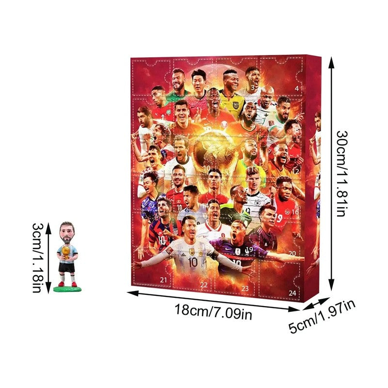 Soccer Themed Advent Calendar - 24 Day Christmas Countdown