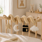 Spiral Crib Toy with Hanging Plush Charms