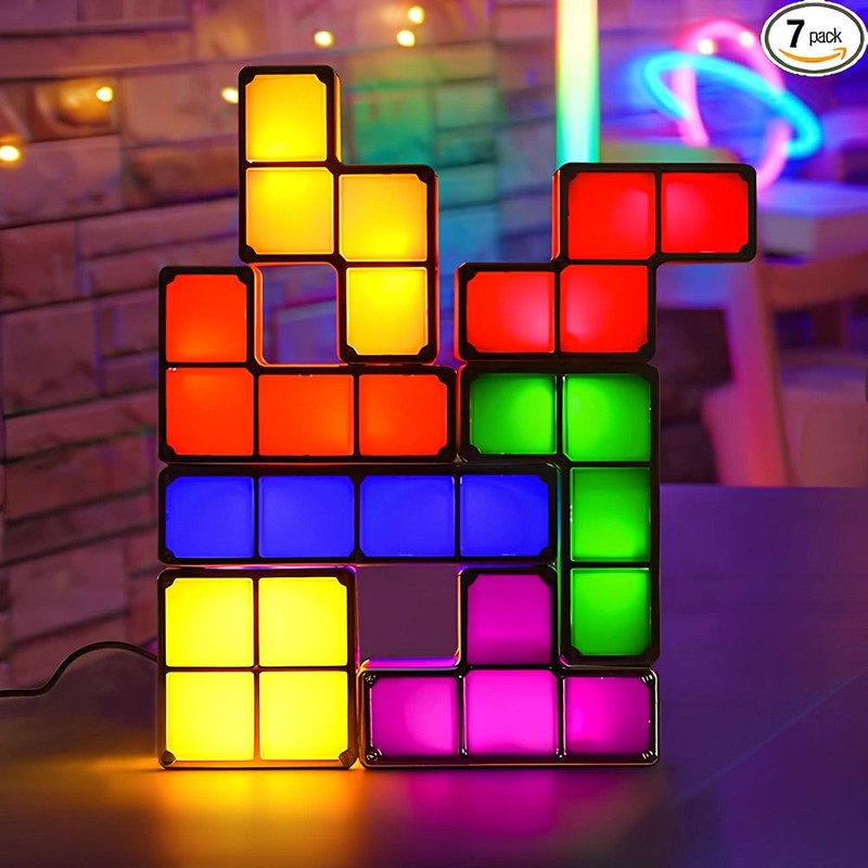 Stackable LED Light Set - Modular Interlocking Blocks
