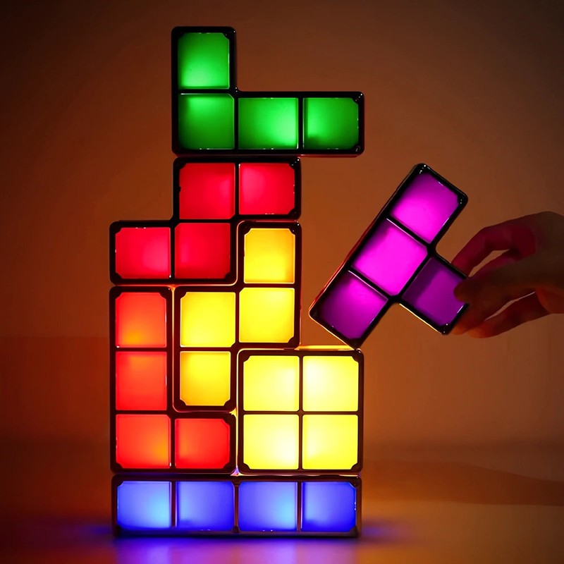 Stackable LED Light Set - Modular Interlocking Blocks