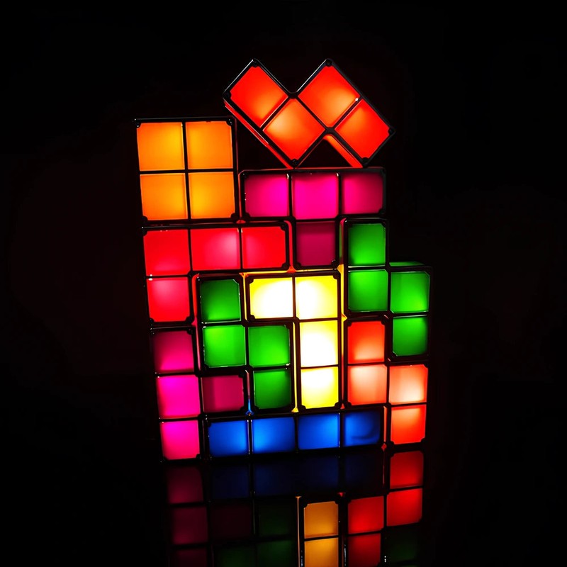 Stackable LED Light Set - Modular Interlocking Blocks