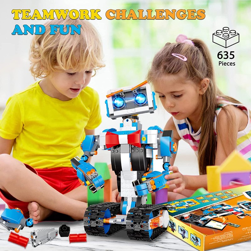 STEM Building Kit – Programmable Robot with Bluetooth Control