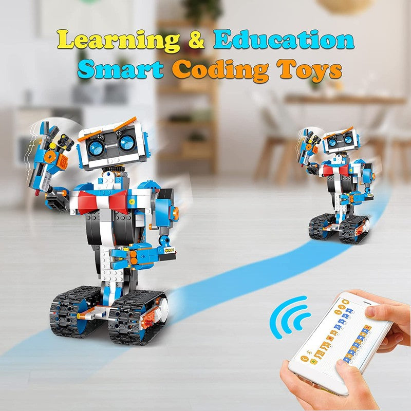STEM Building Kit – Programmable Robot with Bluetooth Control