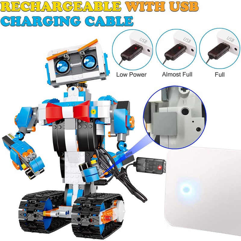 STEM Building Kit – Programmable Robot with Bluetooth Control