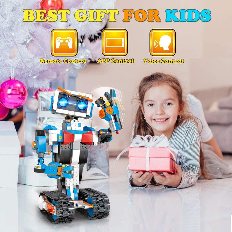 STEM Building Kit – Programmable Robot with Bluetooth Control