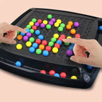 Strategy Board Game with Colored Marbles - Screen-Free Family Game