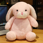 Stuffed Plush Animal Toy - Sitting Pose with Embroidered Details