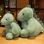Stuffed Plush Animal Toy - Sitting Pose with Embroidered Details