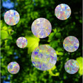 Sun Catcher Window Film Stickers - Iridescent Rainbow Effect