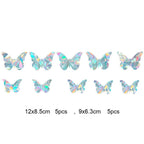 Sun Catcher Window Film Stickers - Iridescent Rainbow Effect