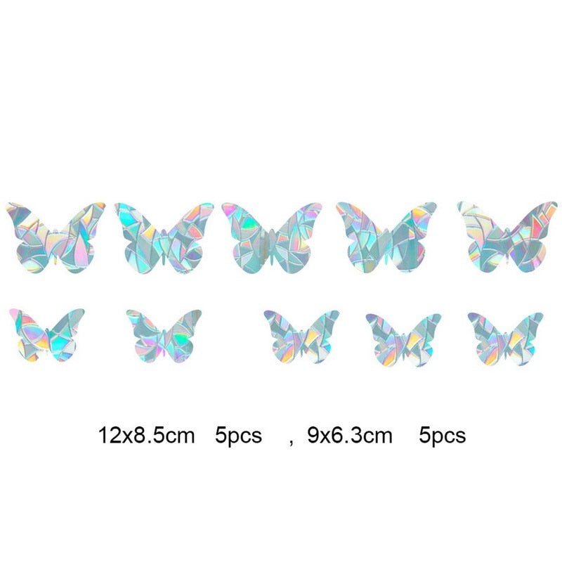 Sun Catcher Window Film Stickers - Iridescent Rainbow Effect