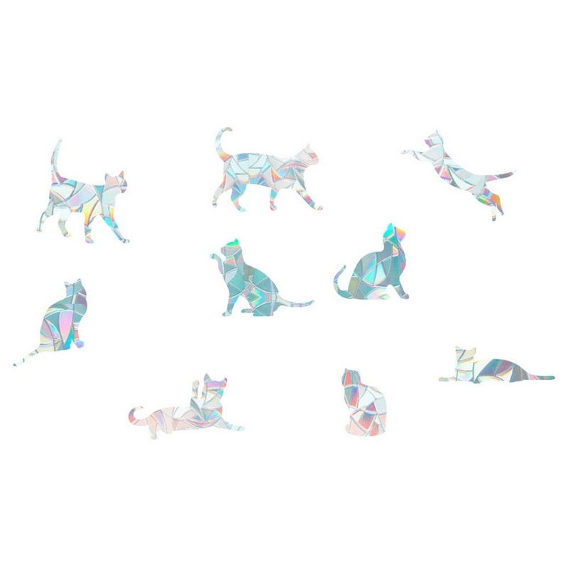 Sun Catcher Window Film Stickers - Iridescent Rainbow Effect