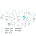 Sun Catcher Window Film Stickers - Iridescent Rainbow Effect