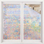 Sun Catcher Window Film Stickers - Iridescent Rainbow Effect