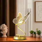 Table Lamp - Butterfly Wing with Brass Frame