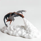 Table Lamp - Dragon Figurine with Flame Base