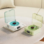 Table Lamp - Retro Vinyl Record Player with Clock and Speaker