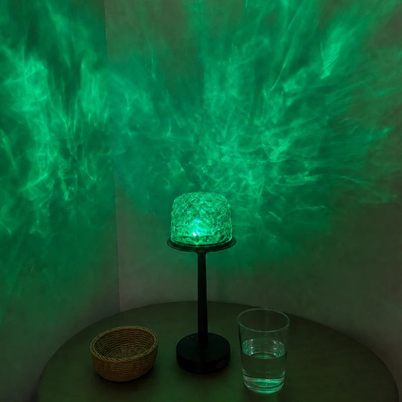 Table Lamp - Two-In-One with Aurora Light Projector
