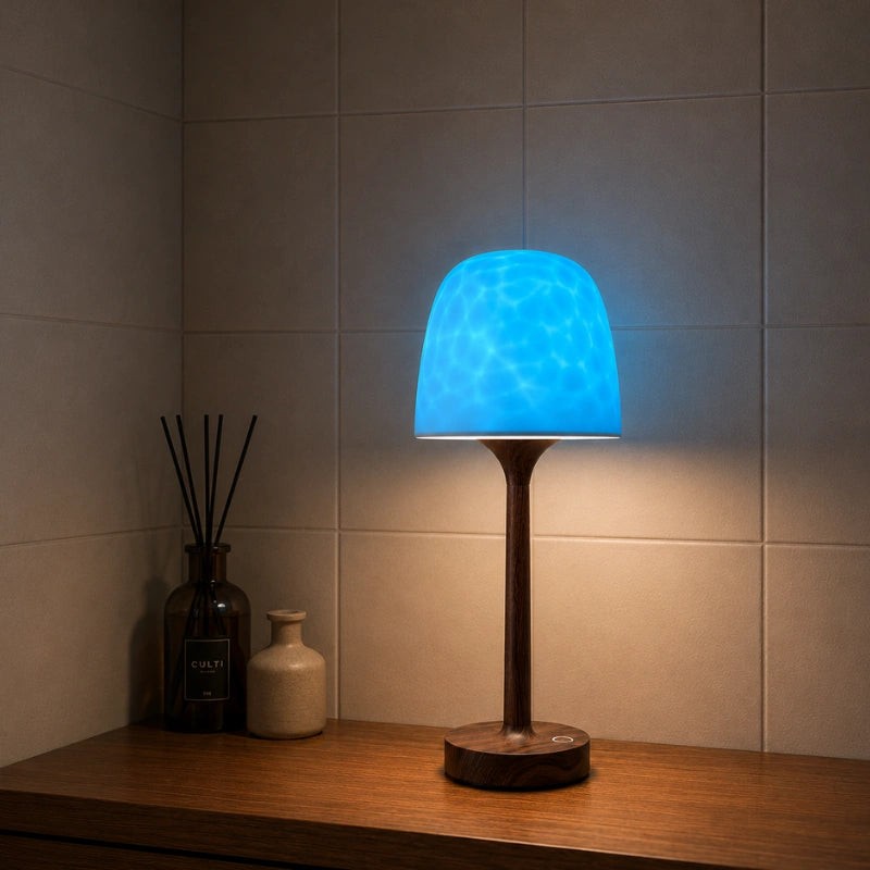 Table Lamp - Two-In-One with Aurora Light Projector