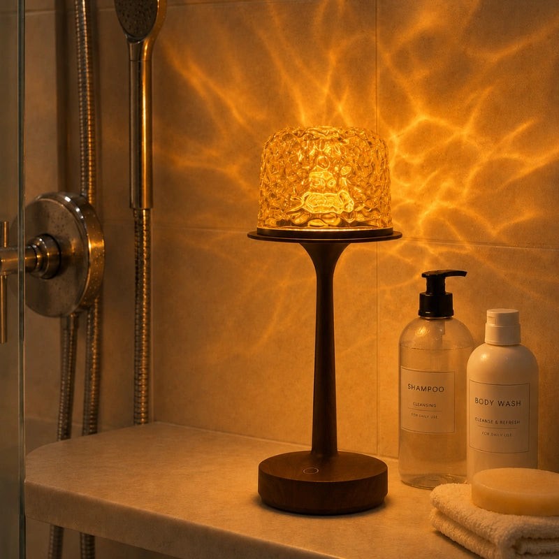 Table Lamp - Two-In-One with Aurora Light Projector